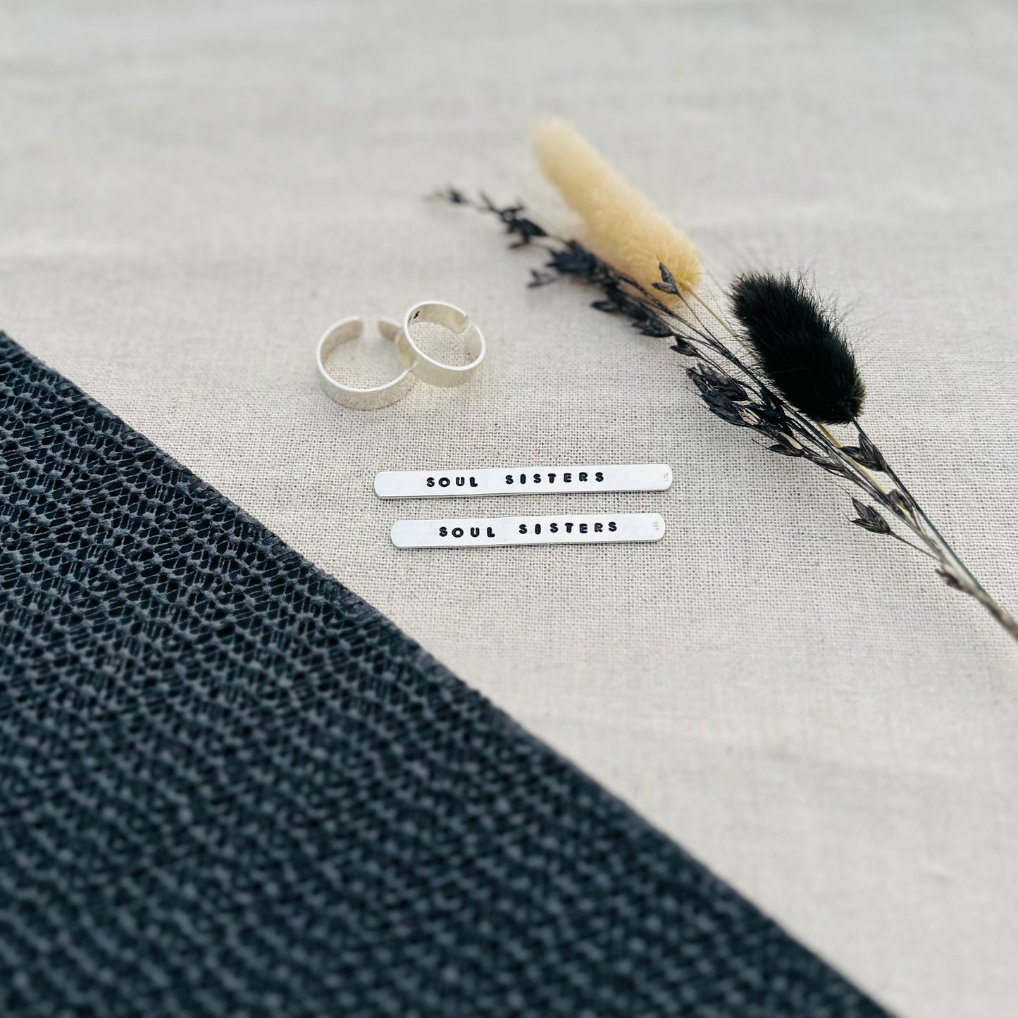 Soul Sisters - Sterling Silver Hidden Message Ring