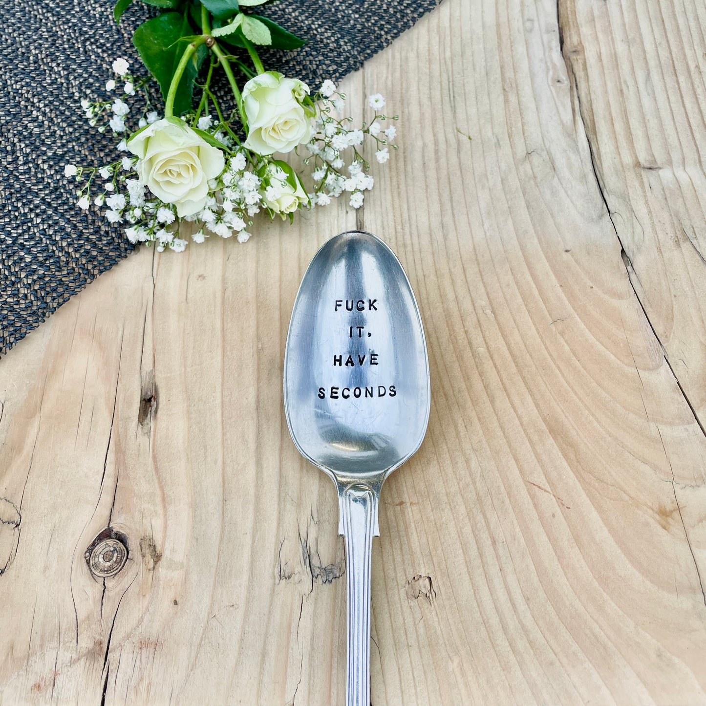 Fuck It, Have Seconds - Vintage Serving Spoon