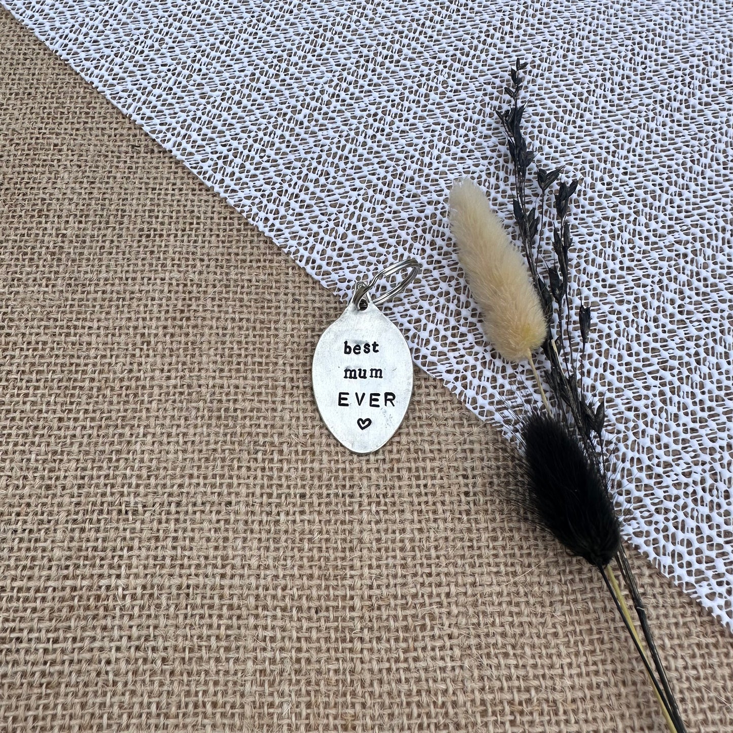 Best mum EVER - Vintage Spoon Keyring