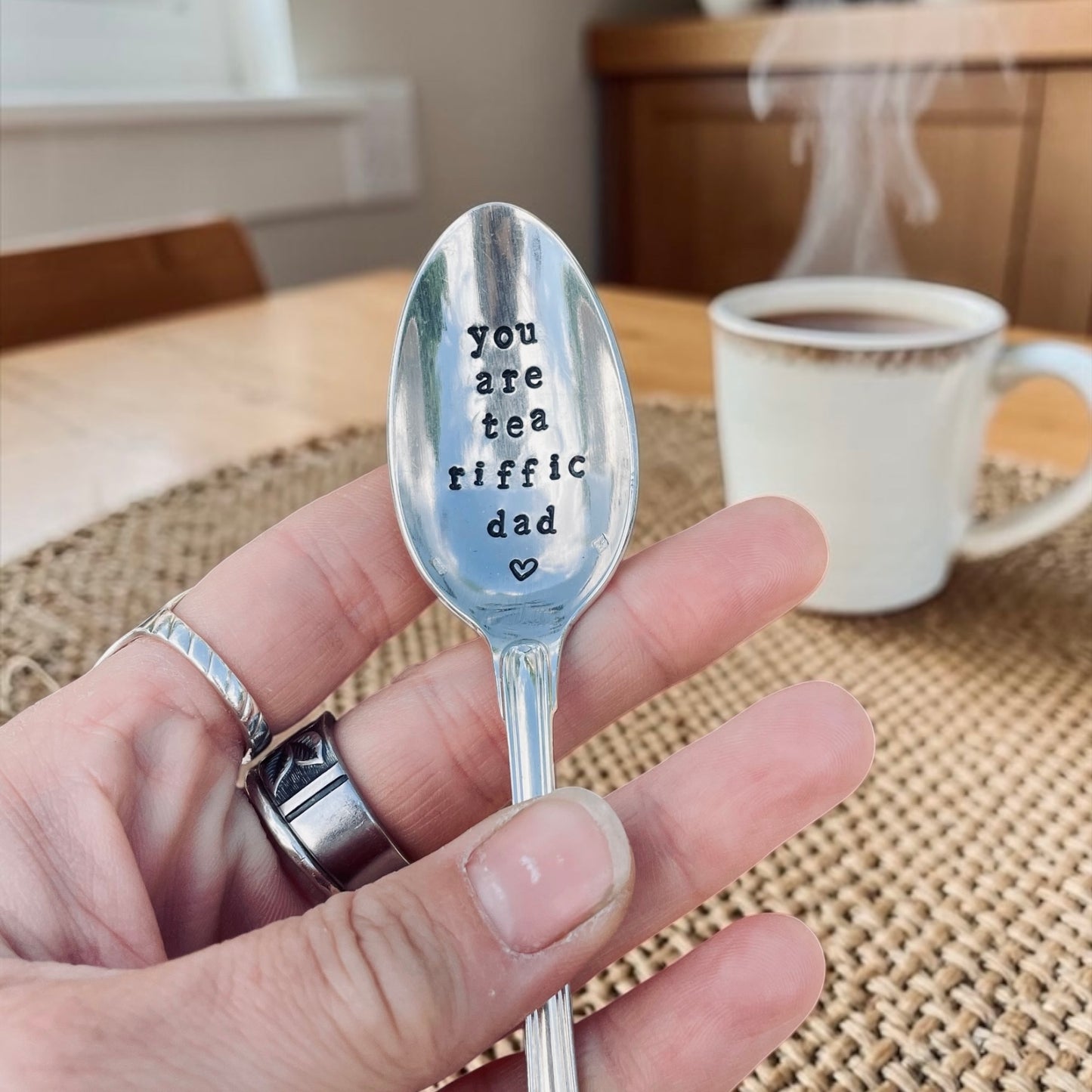 You are Tea Riffic Daddy Vintage Teaspoon