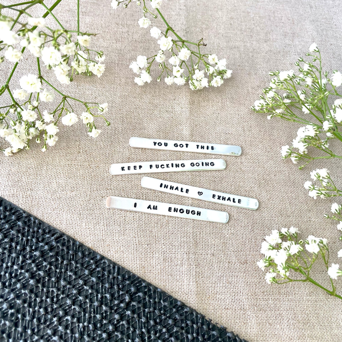 Trust the journey - Sterling Silver Hidden Message Ring