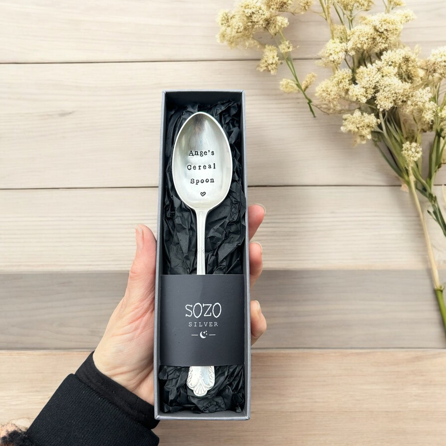 Personalised Vintage Dessert Spoon