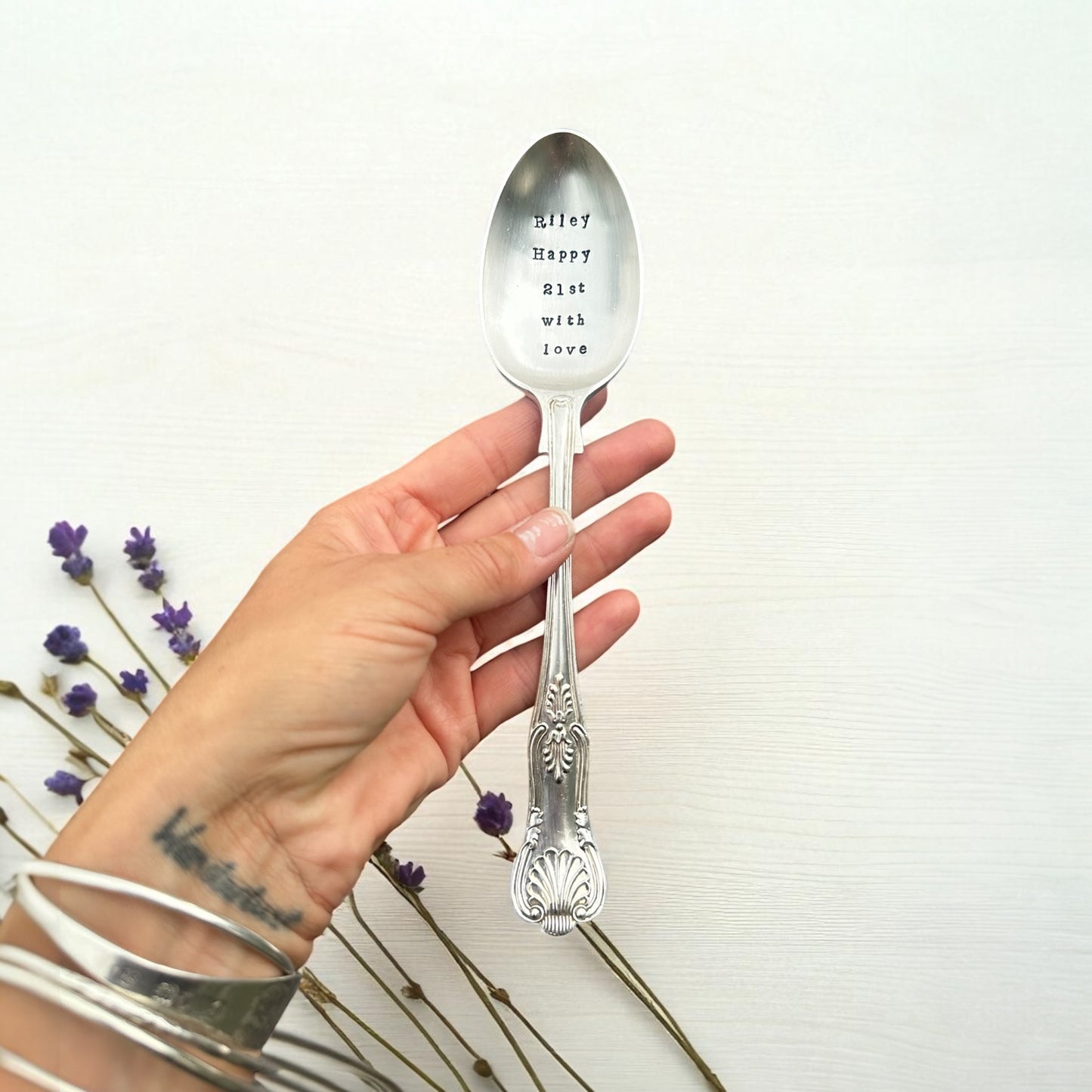 Personalised Vintage Serving Spoon