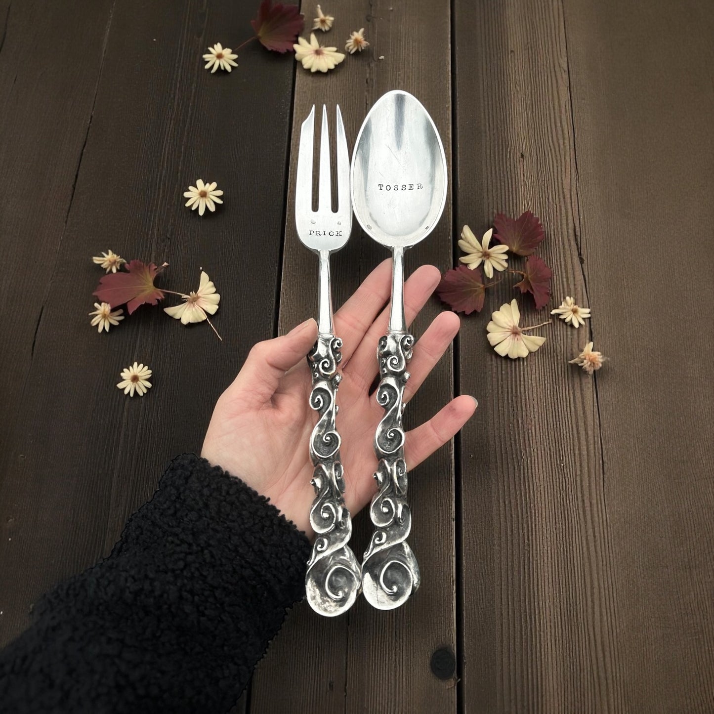 Limited Edition PRICK & TOSSER - Vintage Salad Servers