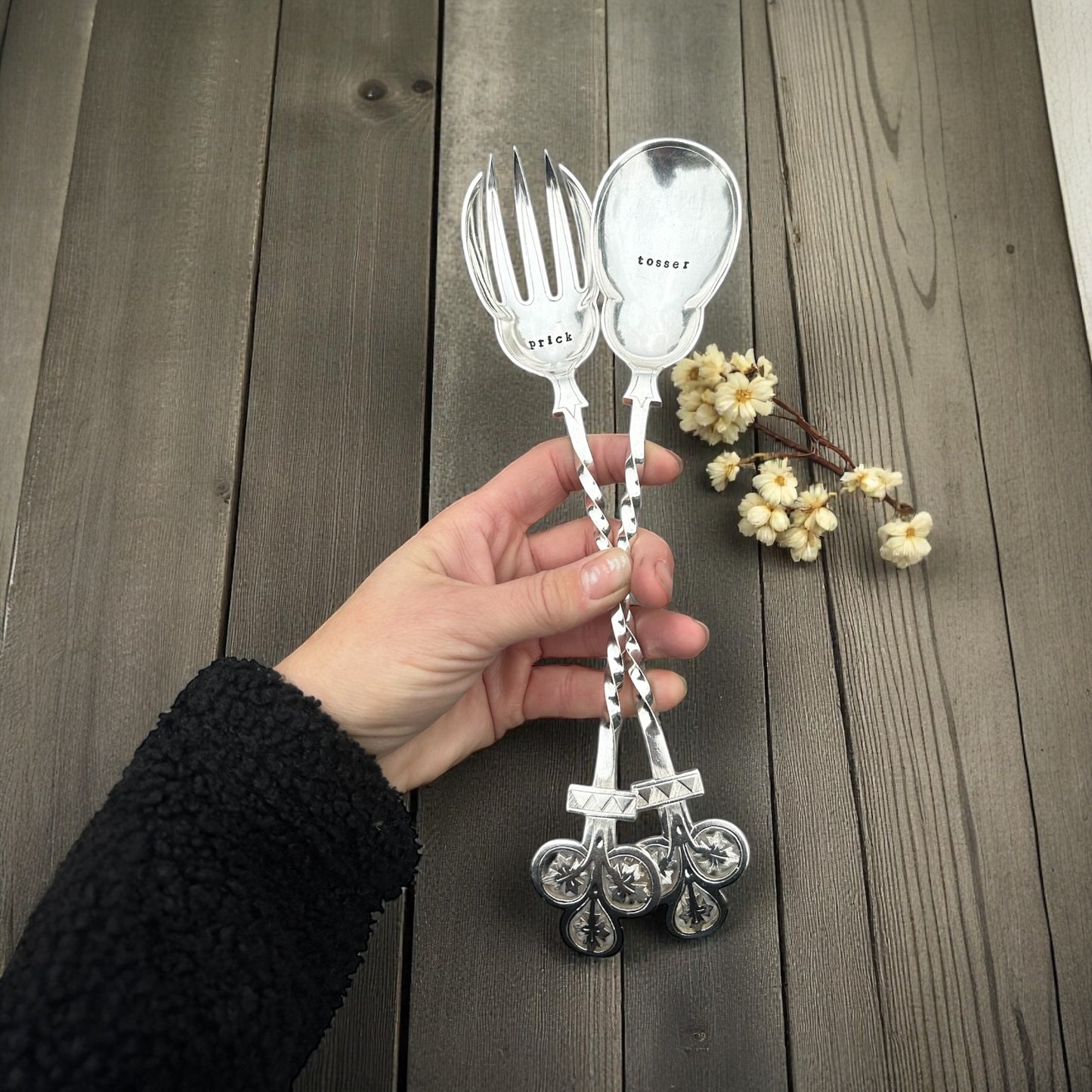 Limited Edition PRICK & TOSSER - Vintage Salad Servers