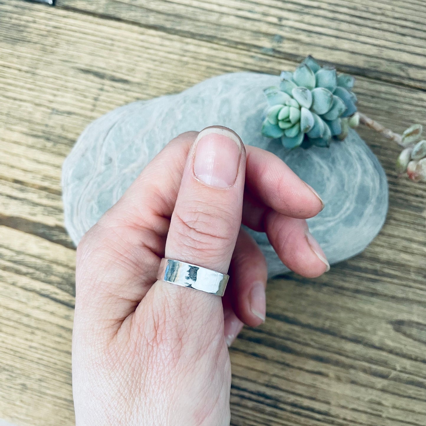 Trust the journey - Sterling Silver Hidden Message Ring