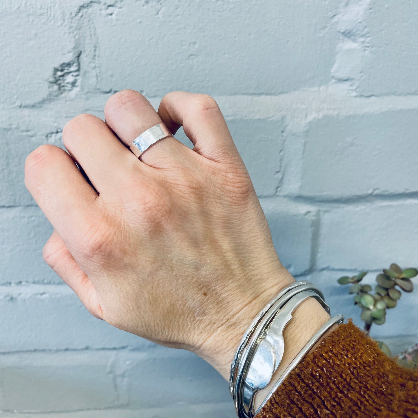 Trust the journey - Sterling Silver Hidden Message Ring