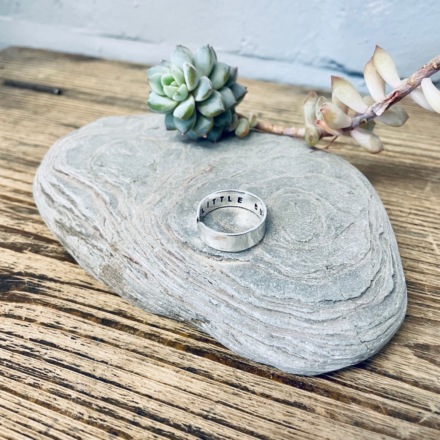Little But Fierce - Sterling Silver Hidden Message Ring