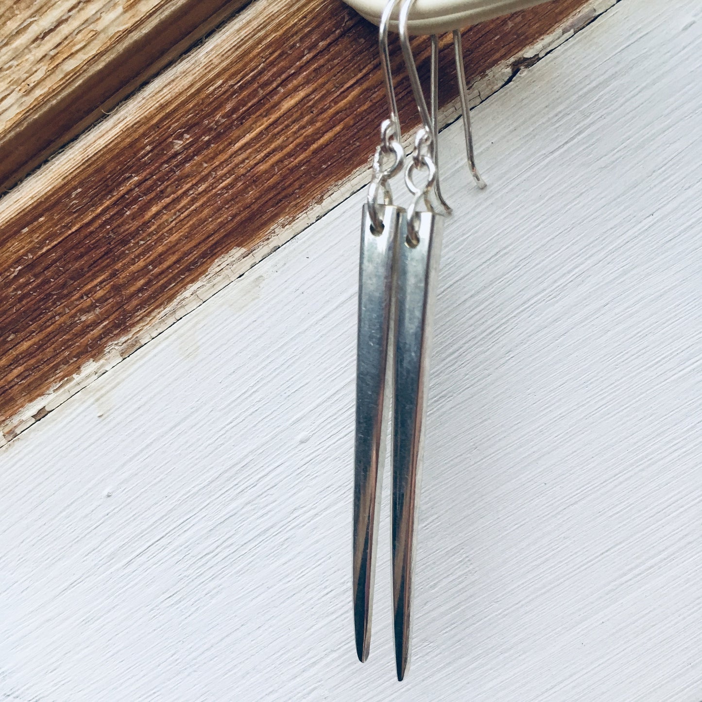 Vintage Fork Tine Earrings - Plain