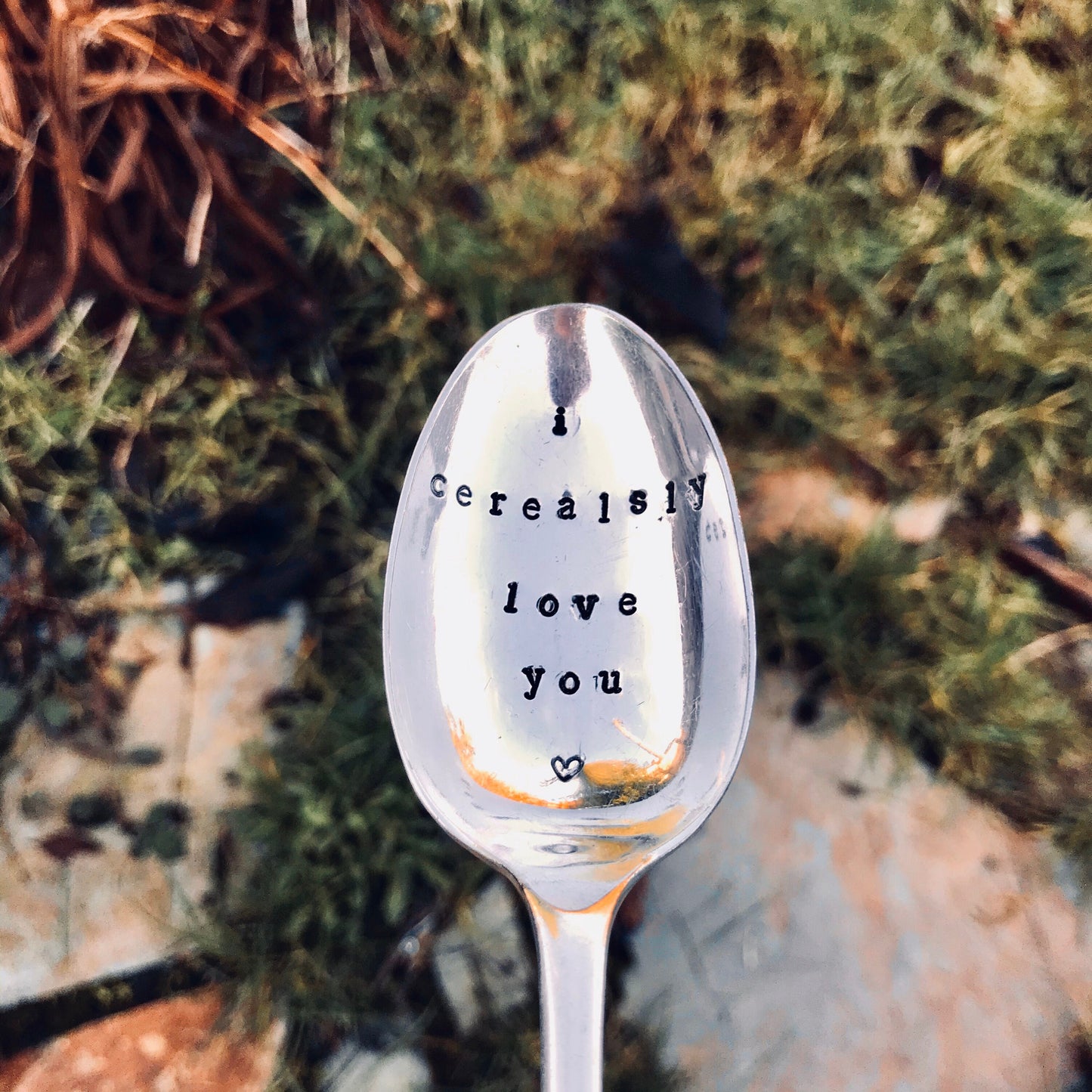 I Cerealsly Love You  - Vintage Dessert Spoon
