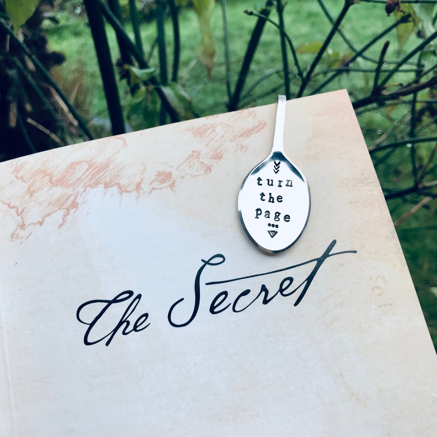 Turn The Page Vintage Spoon Bookmark