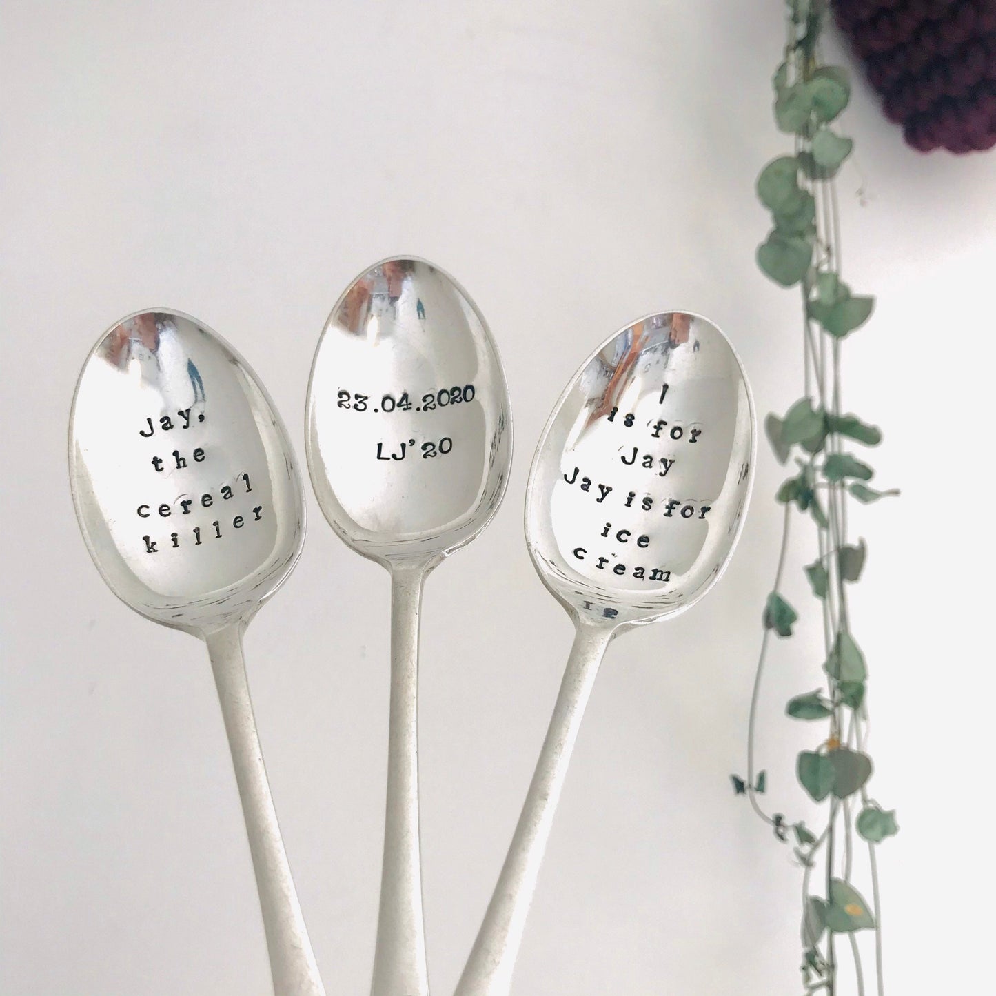 Personalised Vintage Dessert Spoon