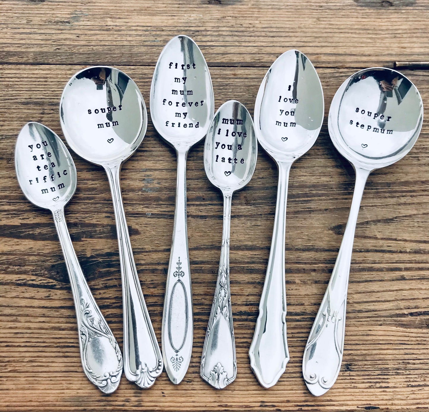 I Love You Mum - Vintage Dessert Spoon