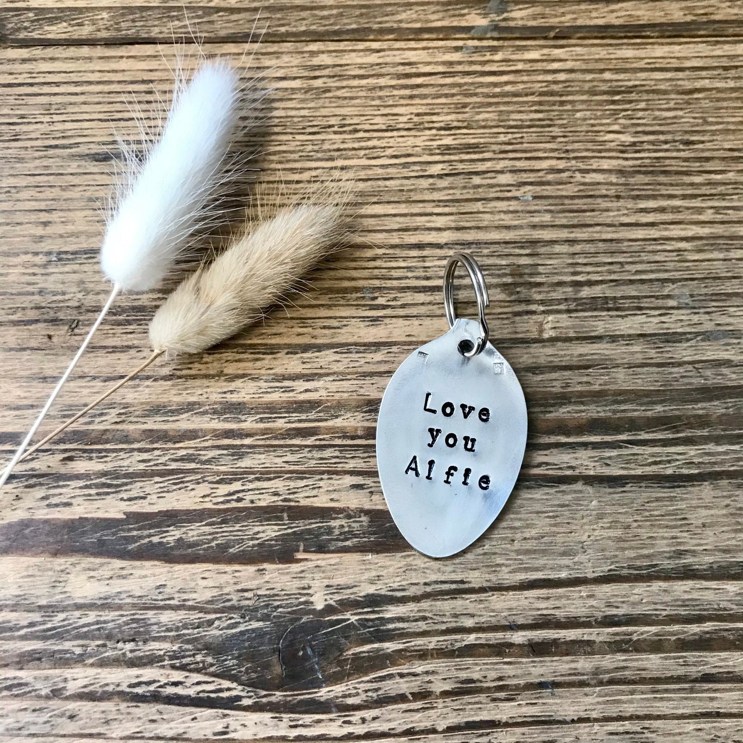 Personalised Vintage Spoon Keyring
