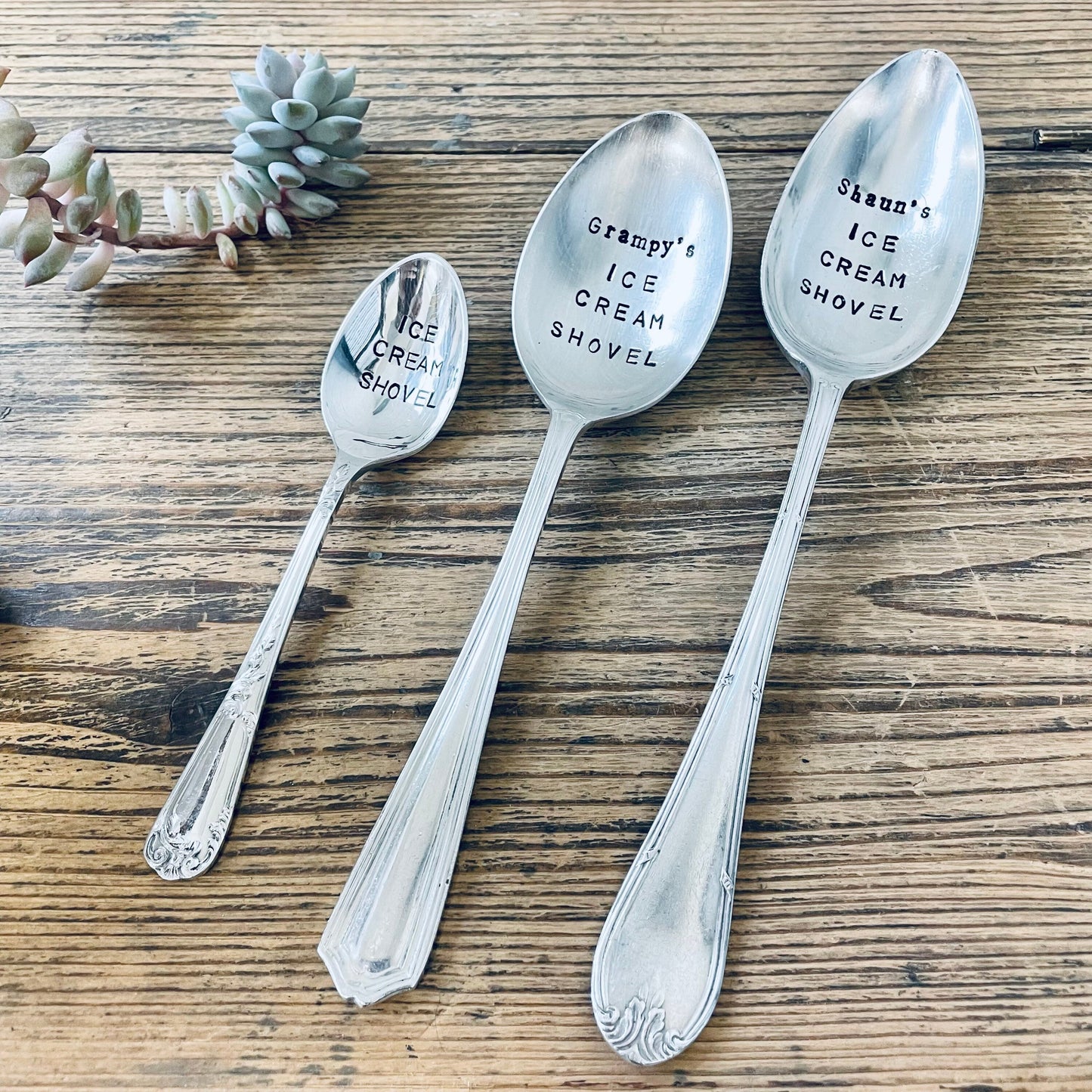 Personalised Ice Cream Shovel - Vintage Serving Spoon