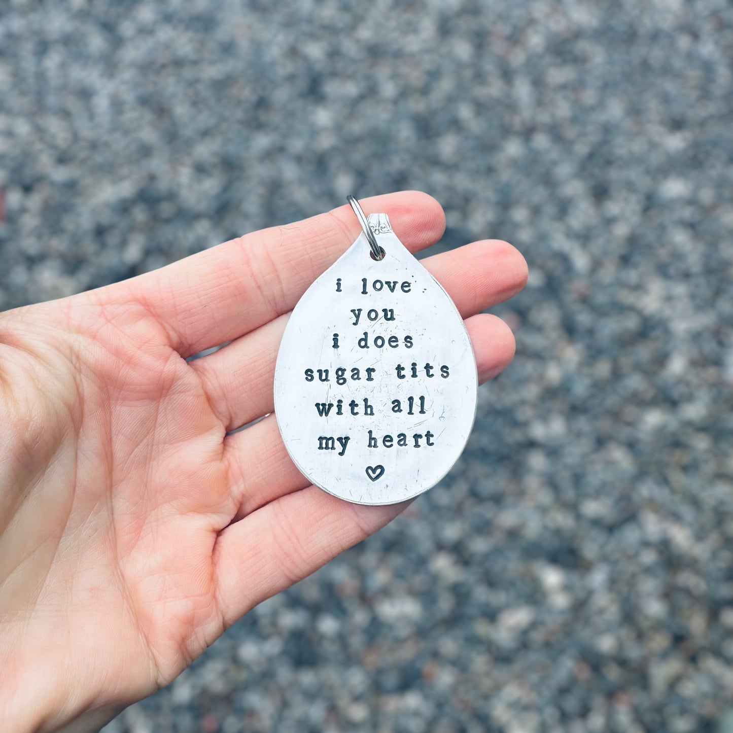 Personalised Vintage Spoon Keyring