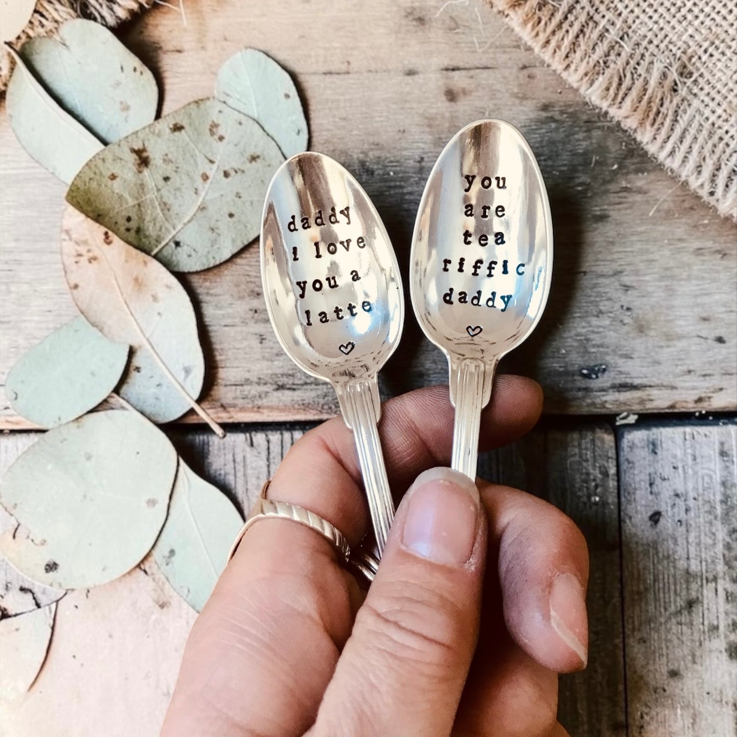 You are Tea Riffic Daddy Vintage Teaspoon
