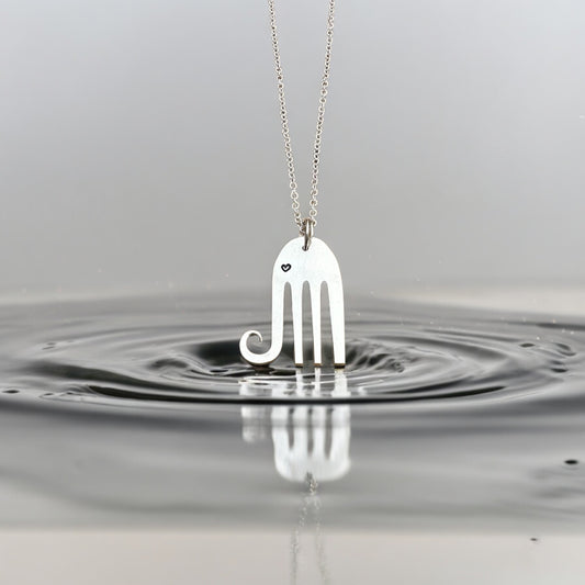 Elefork Necklace - Sterling Silver