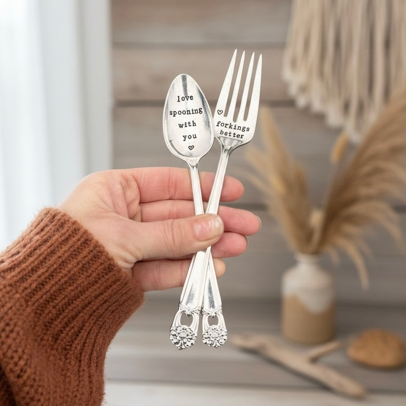 Teaspoon & Cake Fork Gift Set