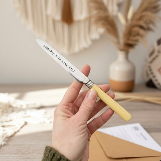 Personalised Letter Opener - Vintage Fruit Knife
