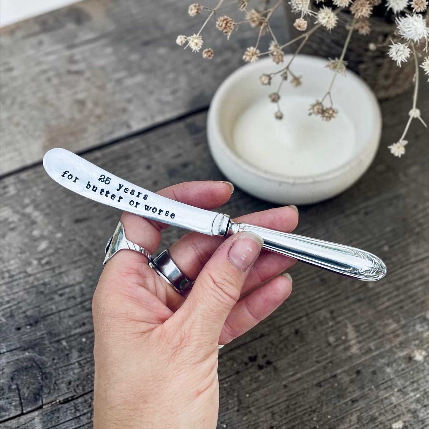 Personalised Anniversary Vintage Butter Knife