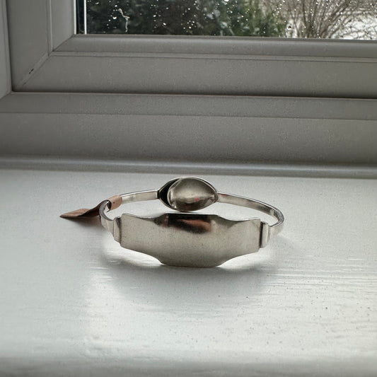 Sterling Silver Sheffield 1920 Sugar Tong Bangle(A0429)