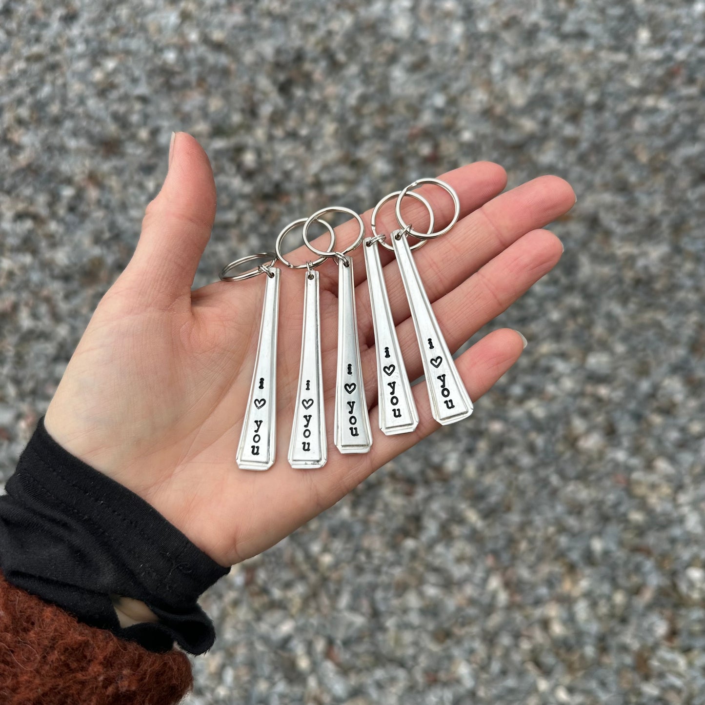 I ♥️ you Keyring - Vintage Spoon Handle