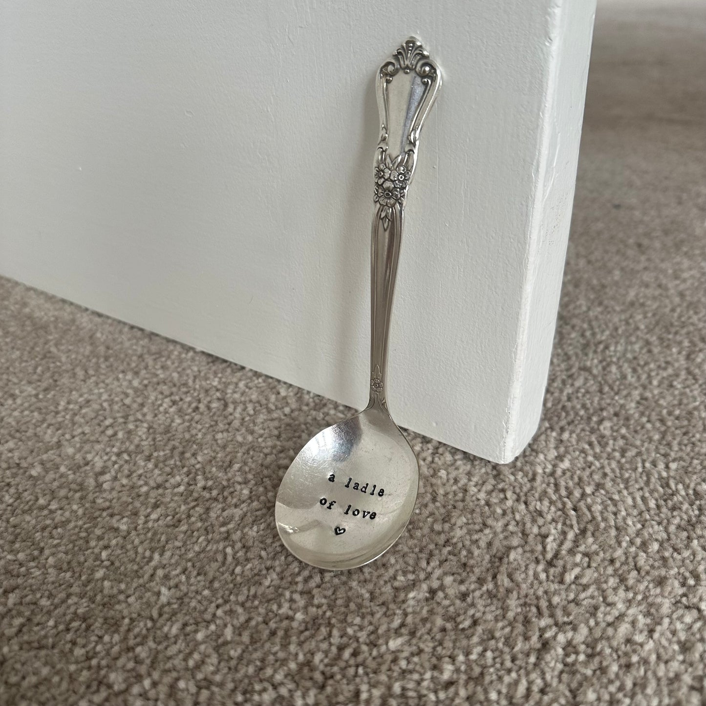 A ladle of love - Silver plate Vintage Ladle