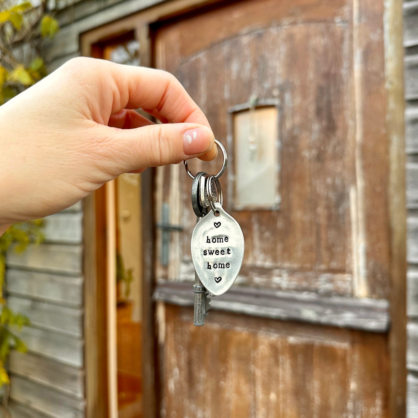 Home Sweet Home - Vintage Spoon Keyring