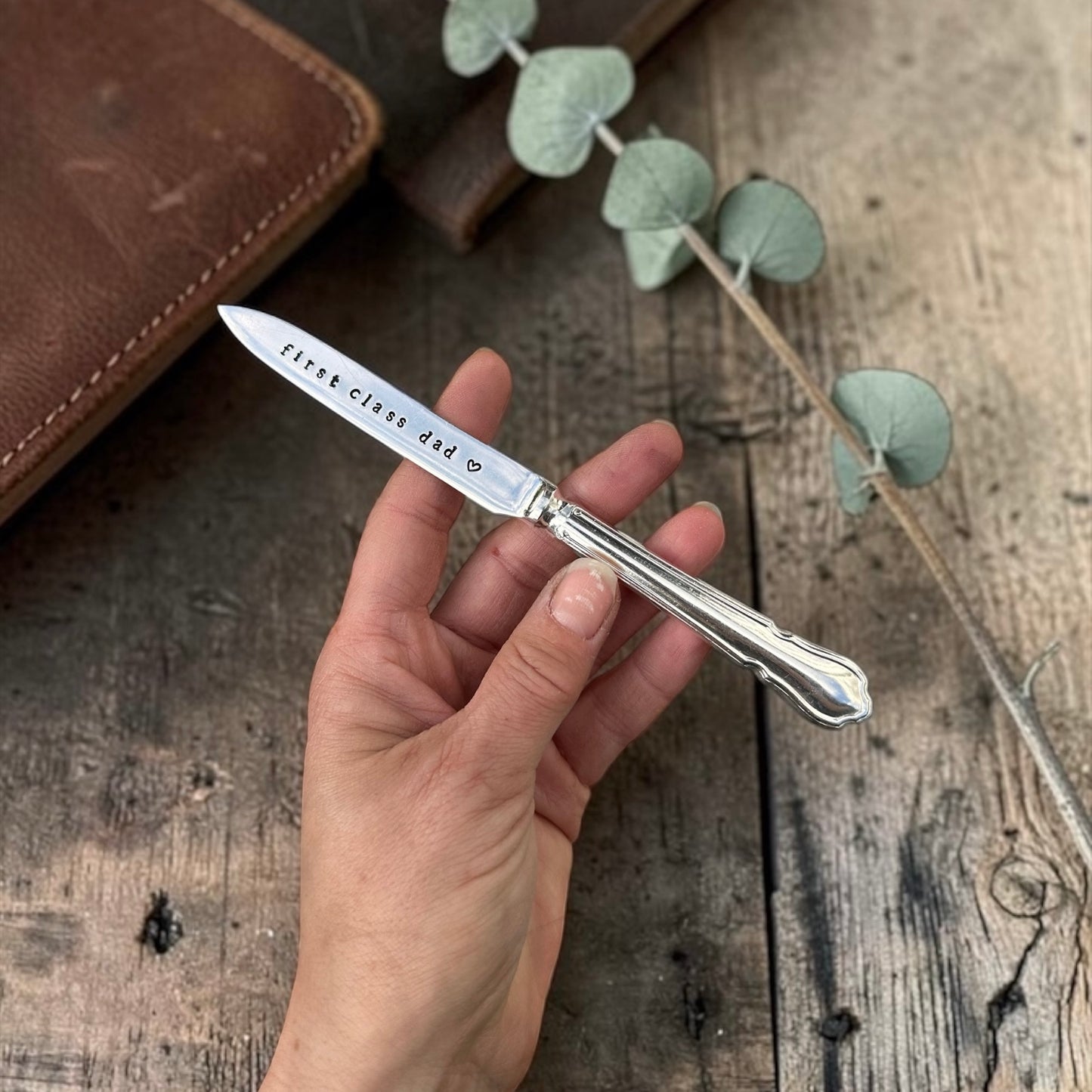 First Class Dad - Letter Opener - Vintage Fruit Knife