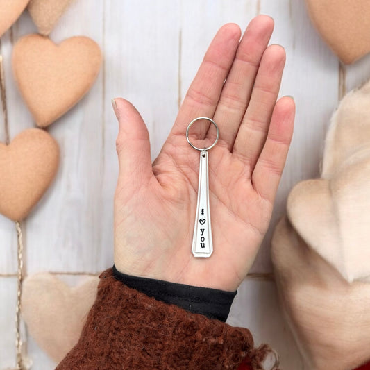 I ♥️ you Keyring - Vintage Spoon Handle