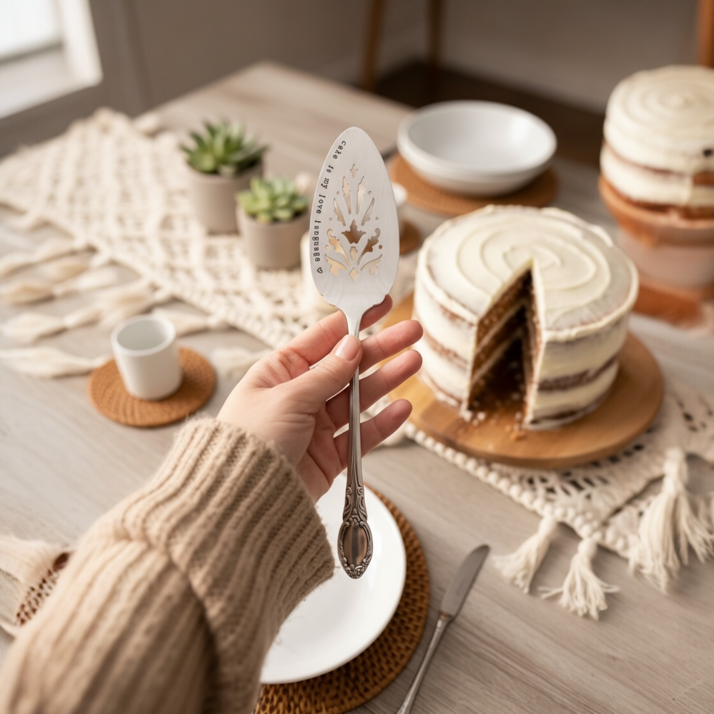 Cake is my love language - Vintage Cake Slice