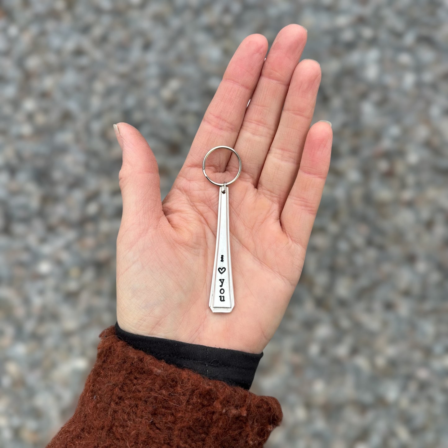 I ♥️ you Keyring - Vintage Spoon Handle