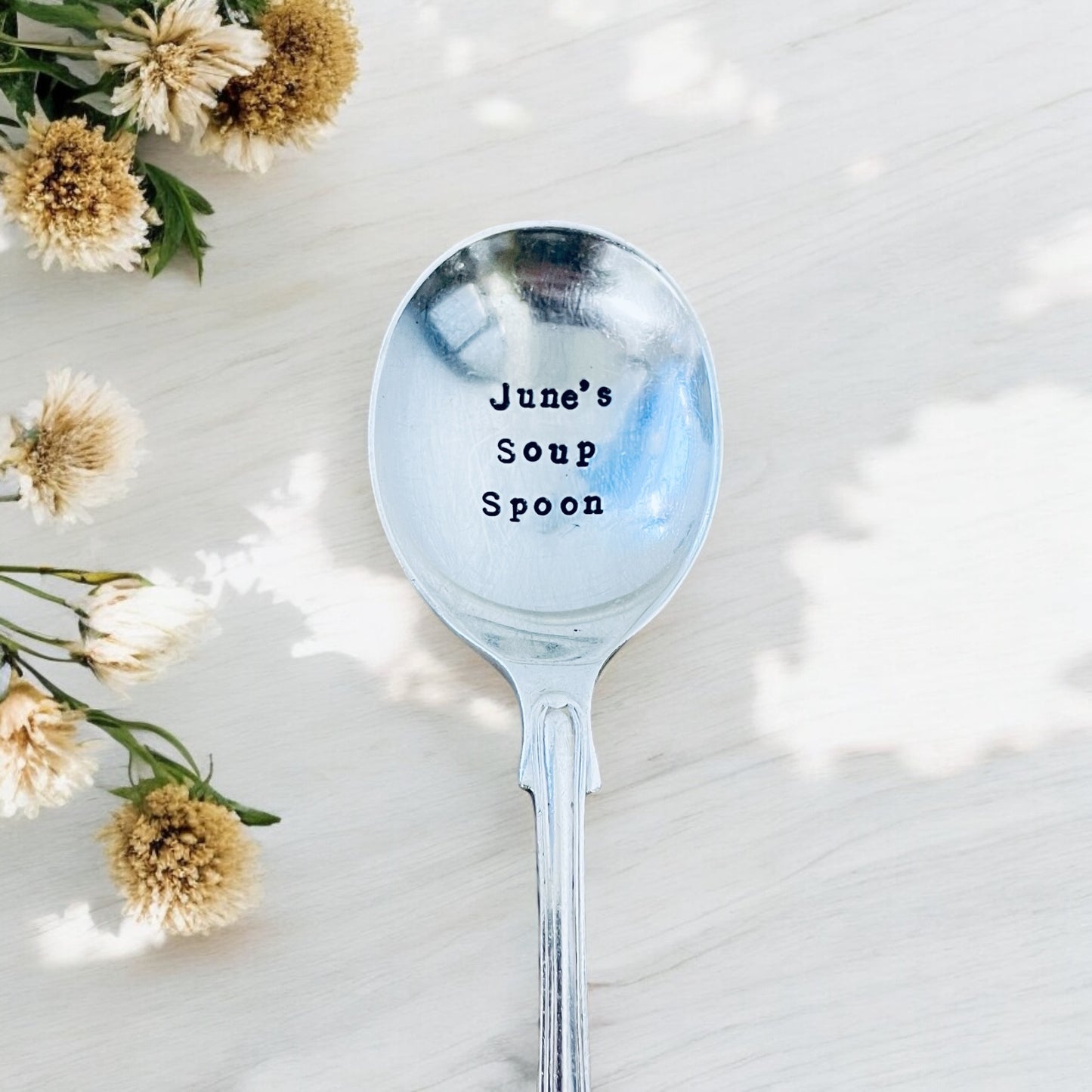 Personalised Vintage Soup Spoon