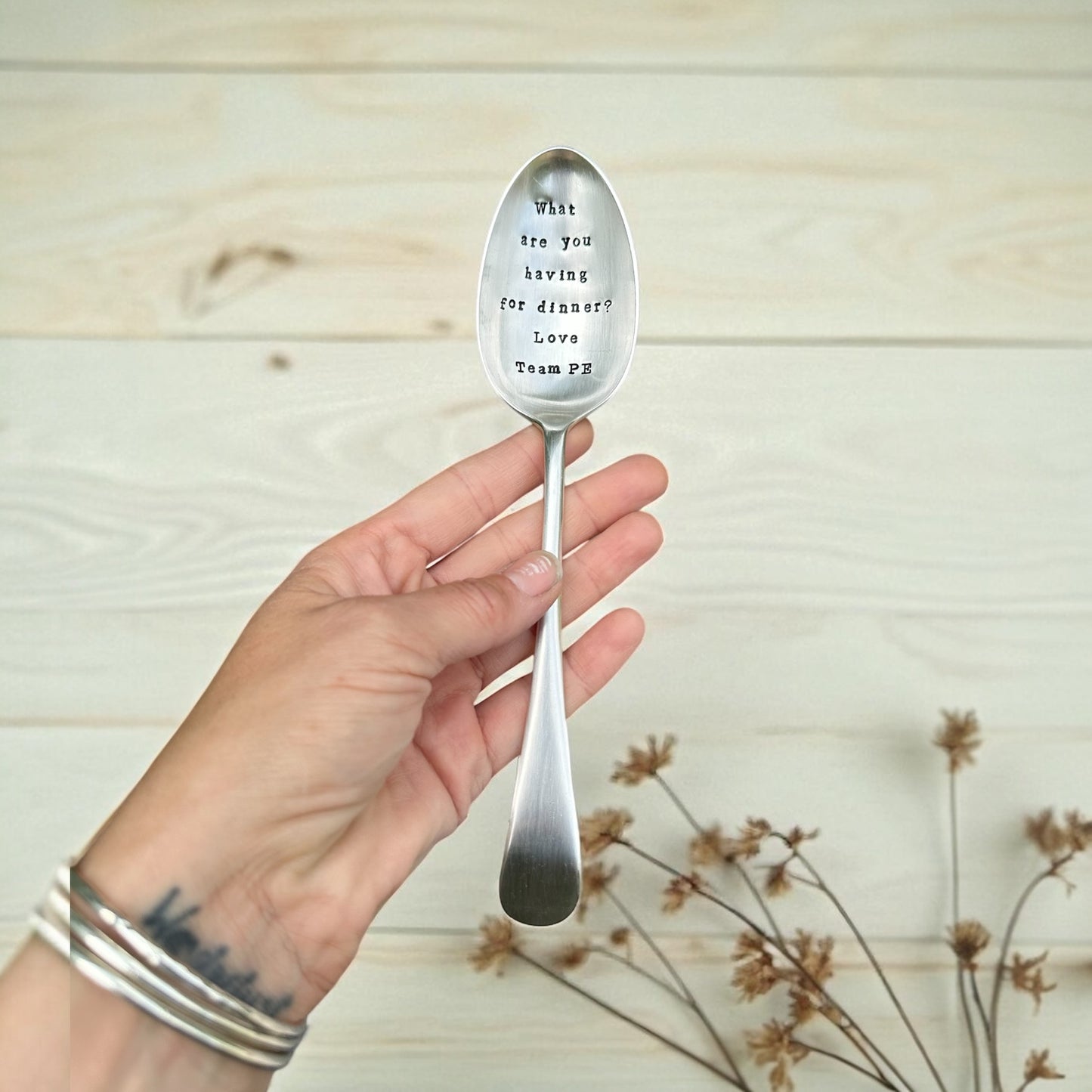Personalised Vintage Serving Spoon