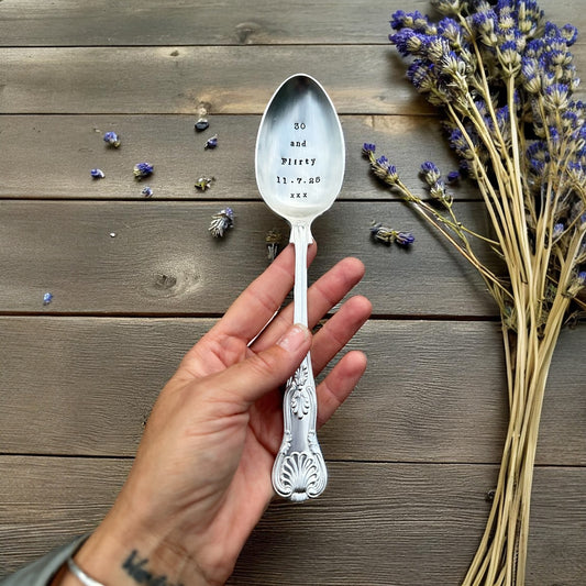 Personalised Vintage Serving Spoon