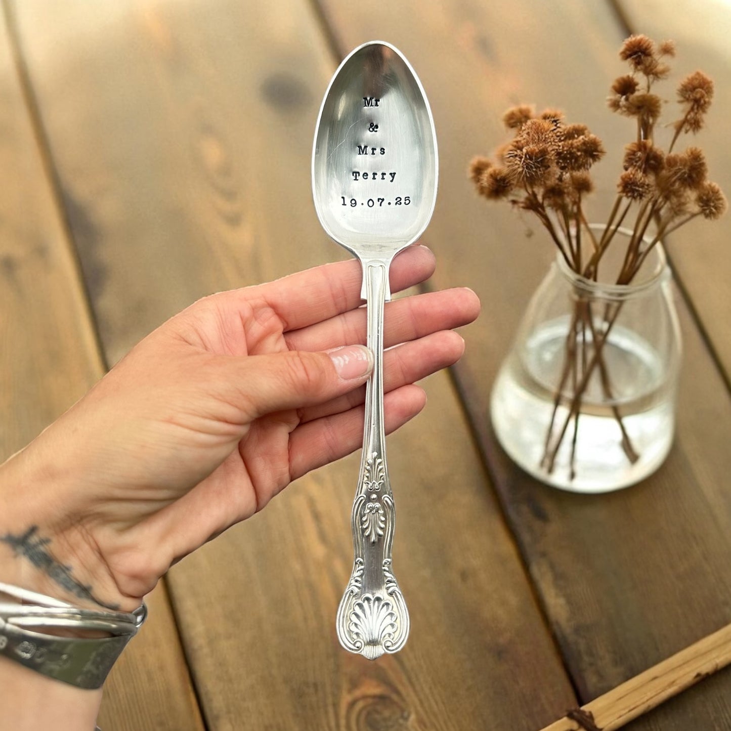 Personalised Vintage Serving Spoon