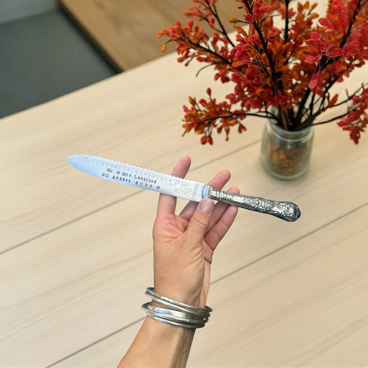 Personalised Wedding Cake Knife
