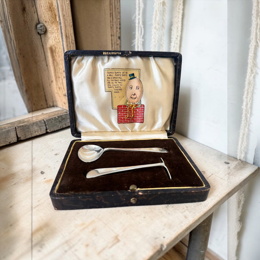 Ready to Personalise | Vintage Humpty Dumpty Baby's Feeding Set