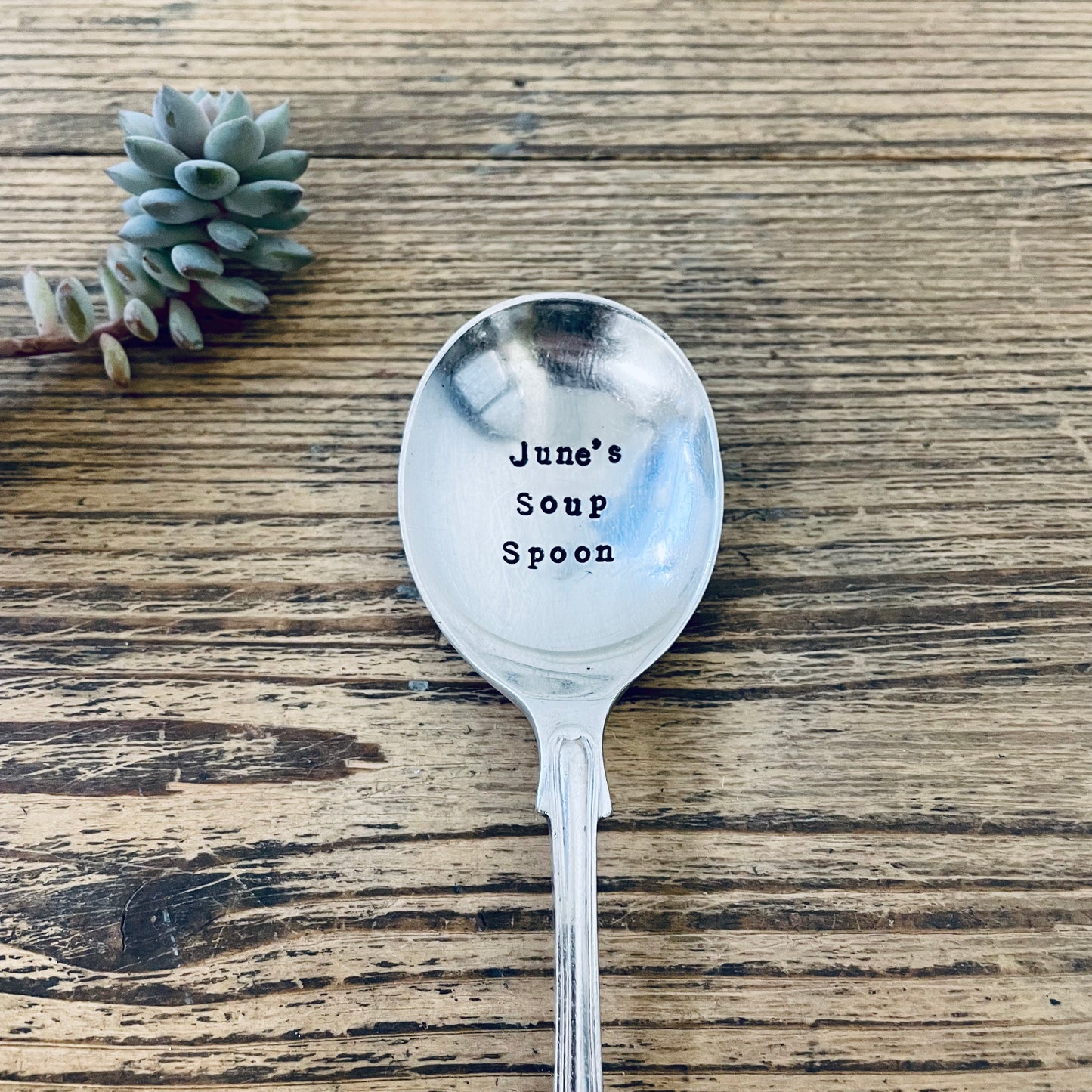 Personalised Vintage Soup Spoon