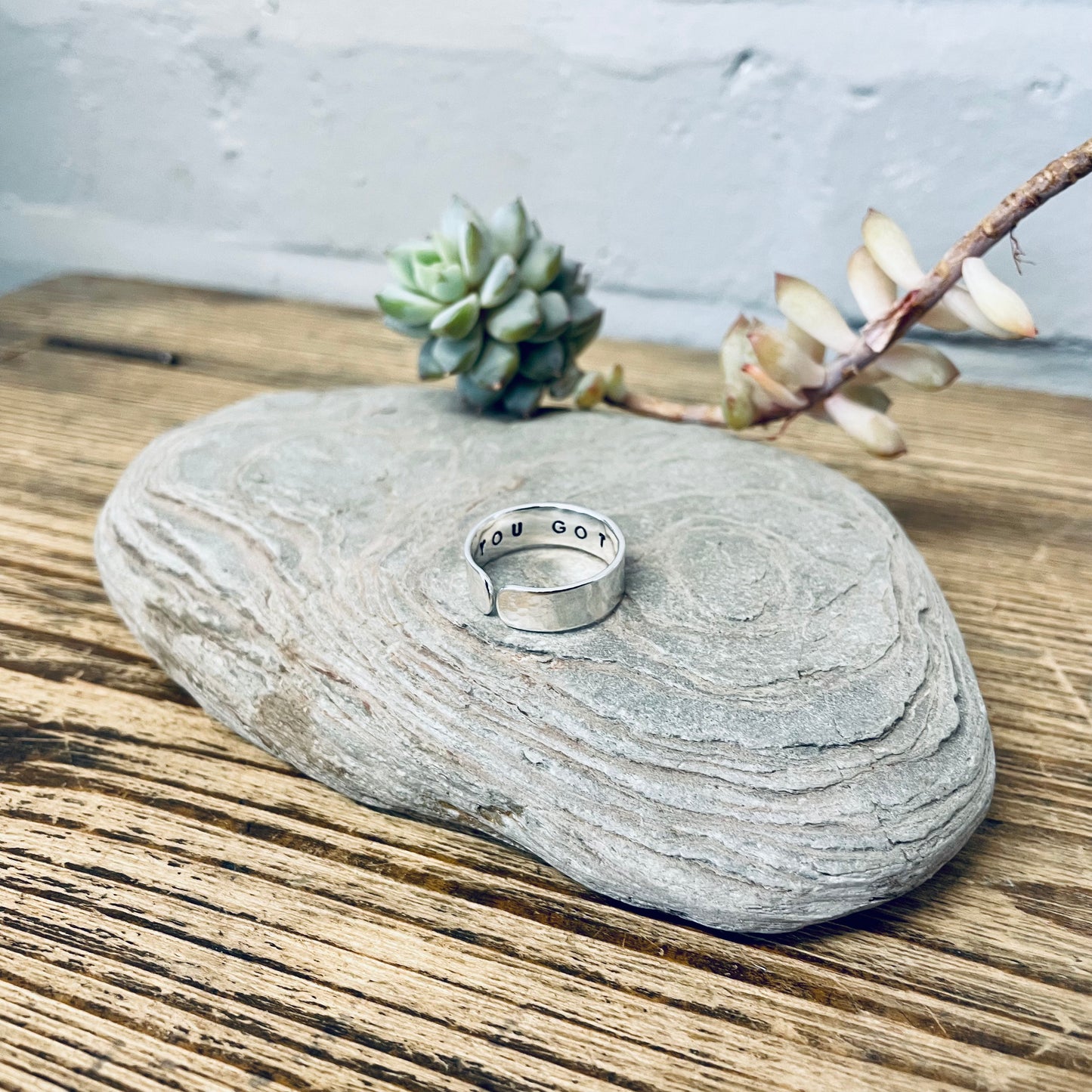 You Got This - Sterling Silver Affirmation Ring