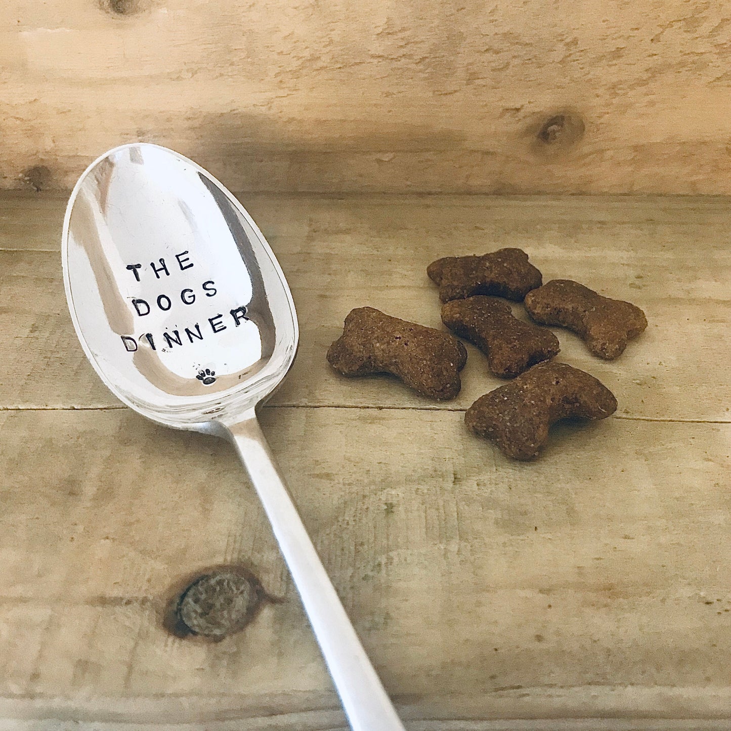 The Dogs Dinner - Vintage Dessert Spoon