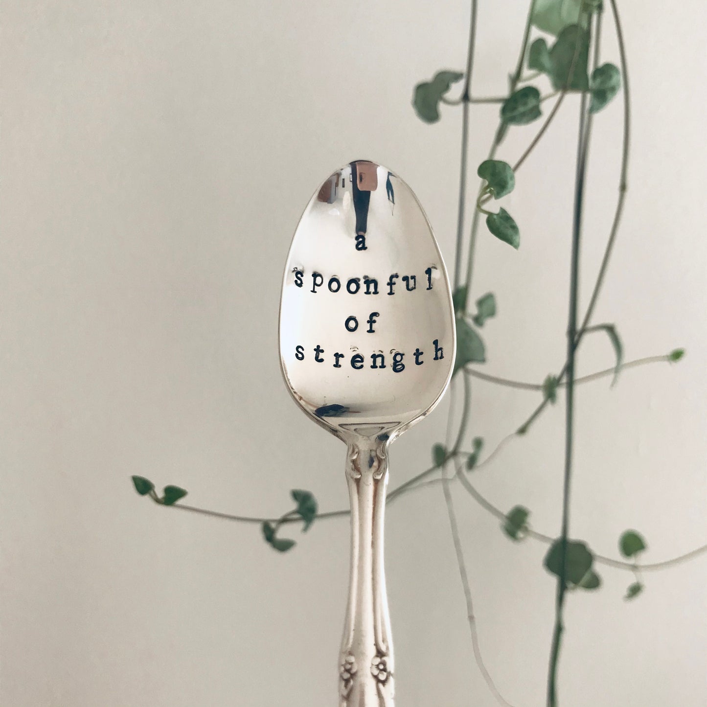 A Spoonful of Strength - Vintage Teaspoon