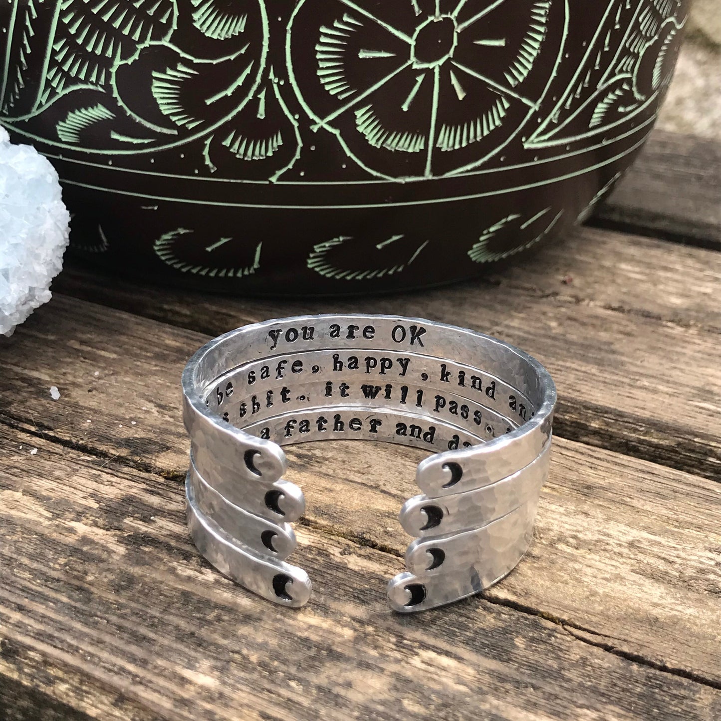 Personalised Moon Message Band