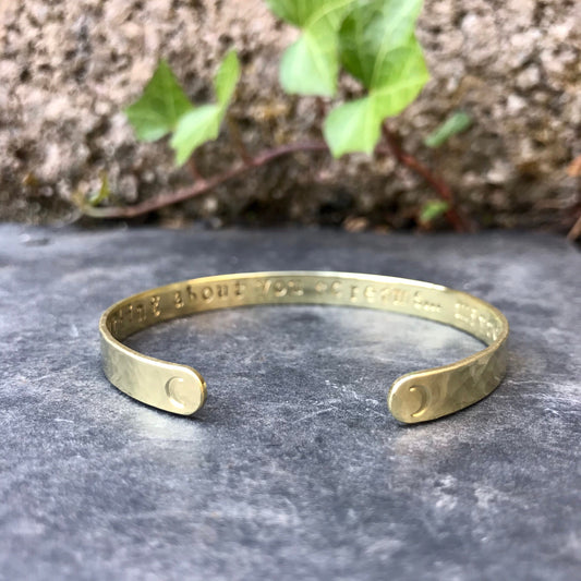 Personalised Brass Message Band