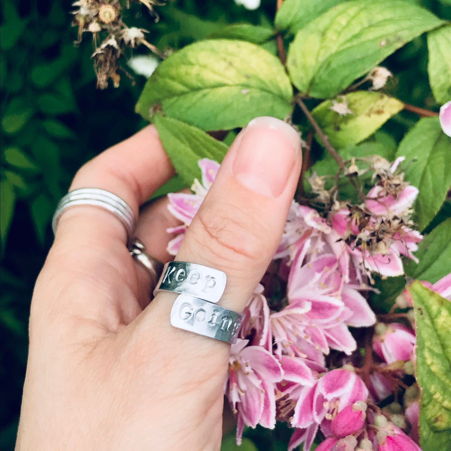 Keep Fucking Going - Adjustable Affirmation Ring