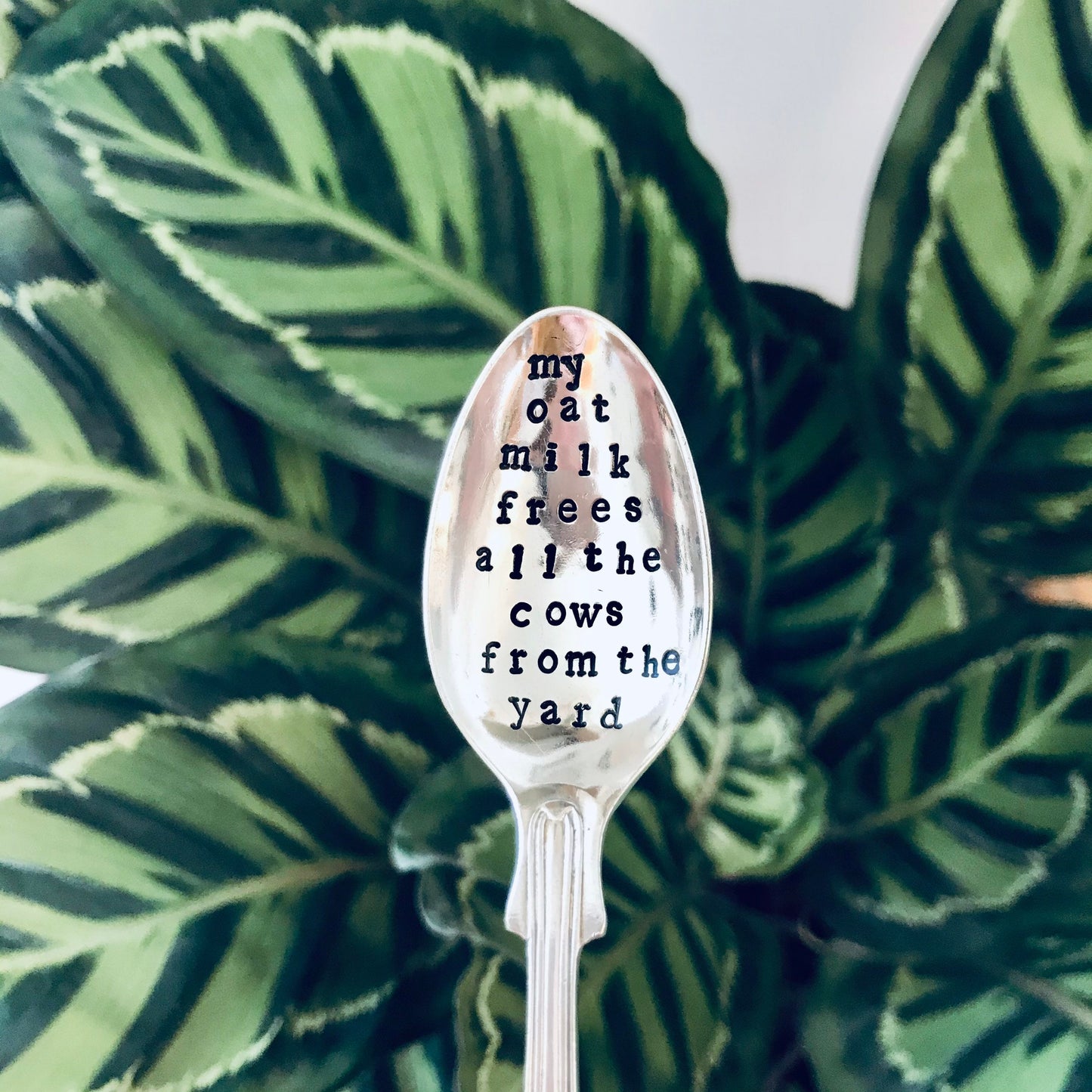 My Oat Milk Frees all the Cows from the Yard - Vintage Teaspoon