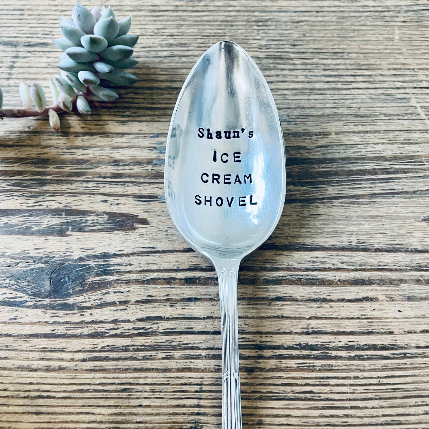 Personalised Ice Cream Shovel - Vintage Serving Spoon