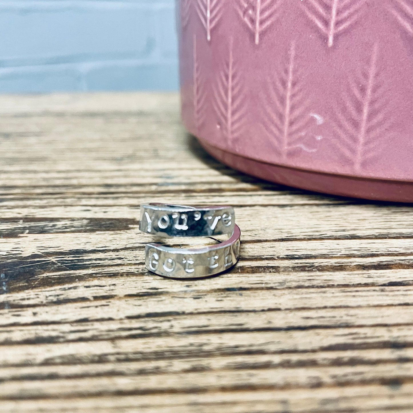 Sterling Silver Affirmation Ring